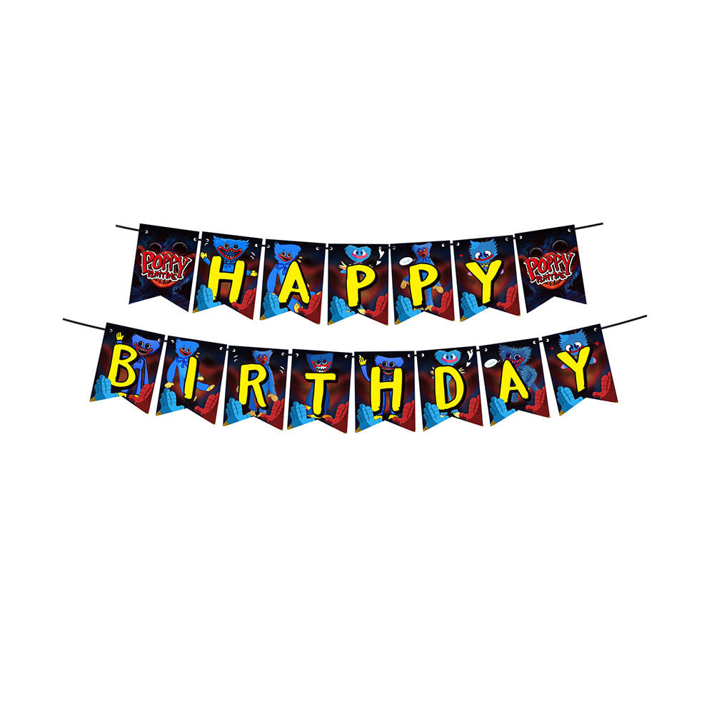 Local Seller Jom Party Poppy Playtime Theme Decoration Balloons Kids Birthday Party Supplies
