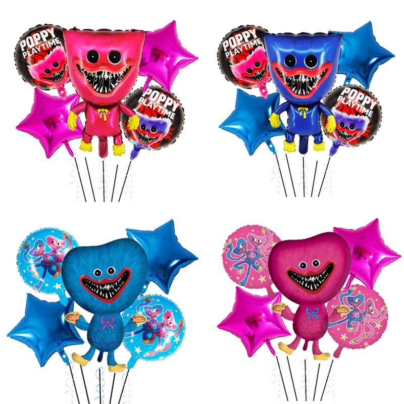 Jom Party POPPY Playtime Foil Big Size Party Decoration Balloon Hari Jadi