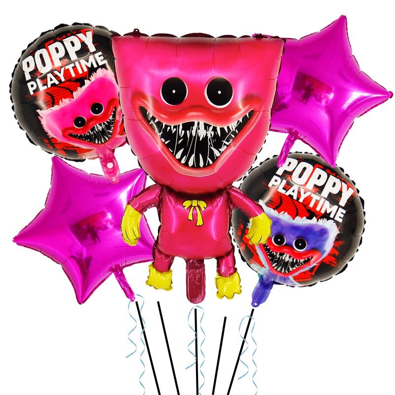 Jom Party POPPY Playtime Foil Big Size Party Decoration Balloon Hari Jadi