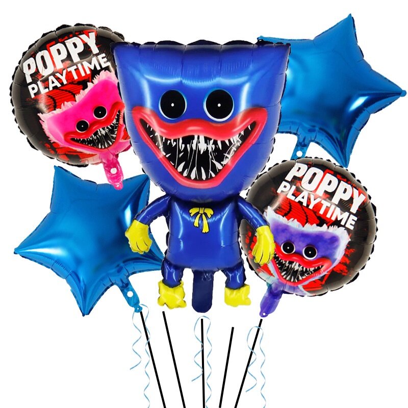 Jom Party POPPY Playtime Foil Big Size Party Decoration Balloon Hari Jadi