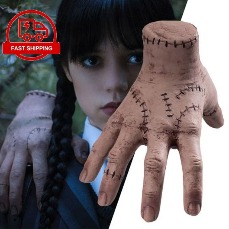 ParteeTime Thing Hand Toy Horror Wednesday Family PVC Figurine Home Halloween Party