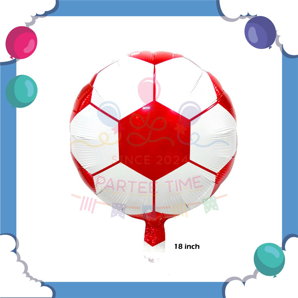 ParteeTime Kids 18inch Football Balloon Basketball 1pcs Foil Balloon Birthday Party Celebration Belon Hiasan Hari Jadi