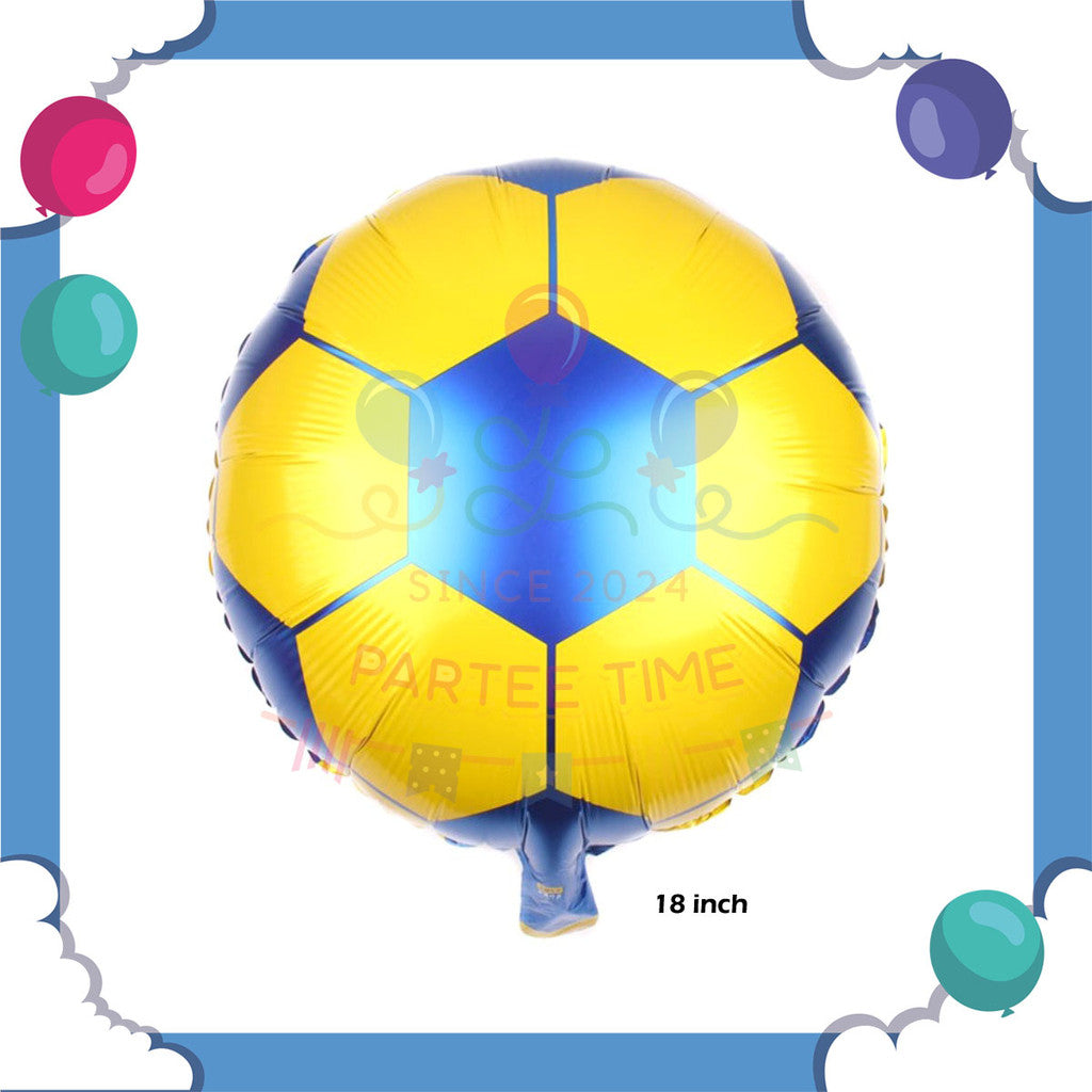 ParteeTime Kids 18inch Football Balloon Basketball 1pcs Foil Balloon Birthday Party Celebration Belon Hiasan Hari Jadi