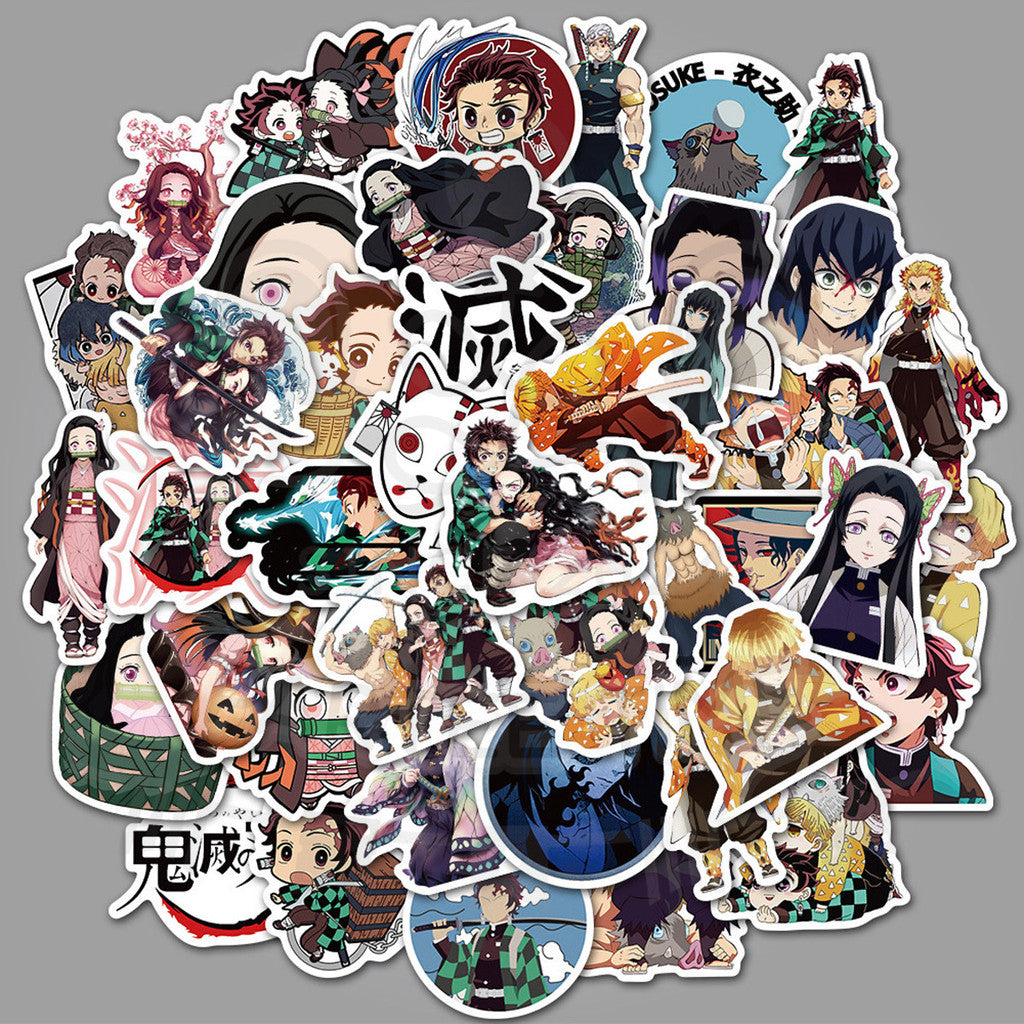 ParteeTime Kids Demon Slayer Theme Decorations Birthday Party Supplies Banners Backdrop Set Hiasan Hari Jadi Kanak-Kanak
