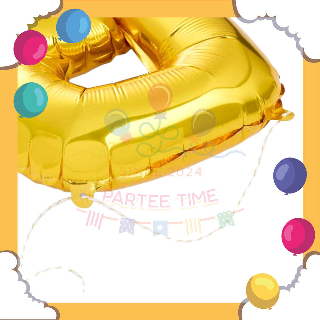 ParteeTime Happy Birthday Foil Balloon Set Various Colors 13 Alphabets 16 Inches Belon 16 Inches 13 Huruf Foil