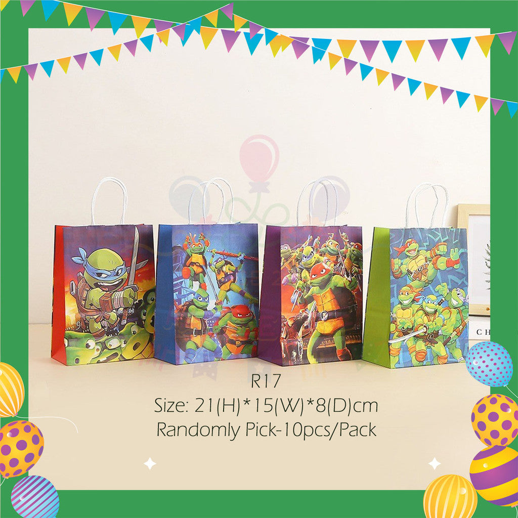 ParteeTime Kids Birthday Party Celebration Decoration Ninja Turtle 4 in 1 Hiasan Majlis Sambutan Hari Jadi Kanak-Kanak