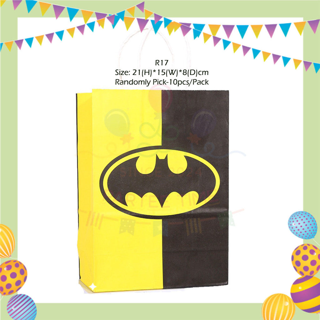 ParteeTime Kids Birthday Party Celebration Decoration Set Superhero 4 in 1 Hiasan Majlis Sambutan Hari Jadi Kanak-Kanak