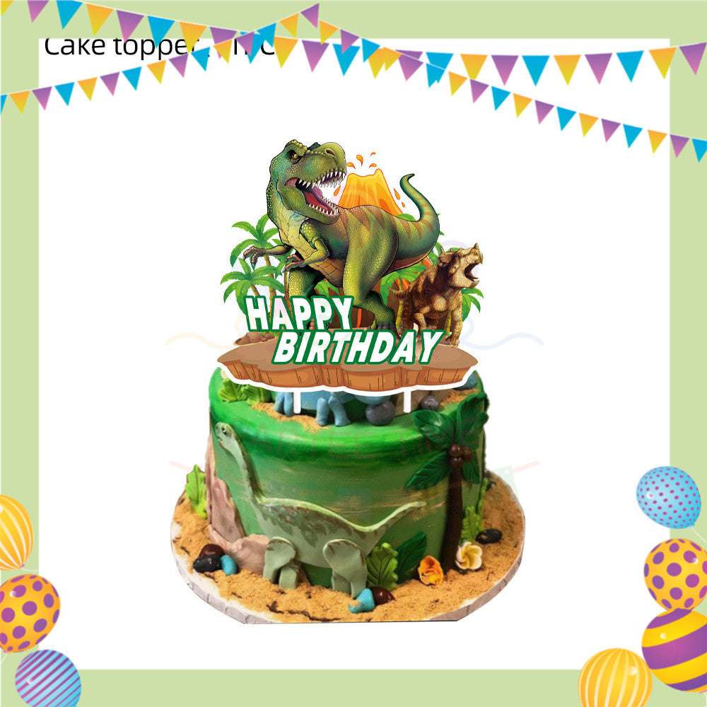 ParteeTime Kids Dinosaur Theme Decorations Birthday Party Supplies Banners Backdrop Set Budak Hari JadiĀ Hiasan