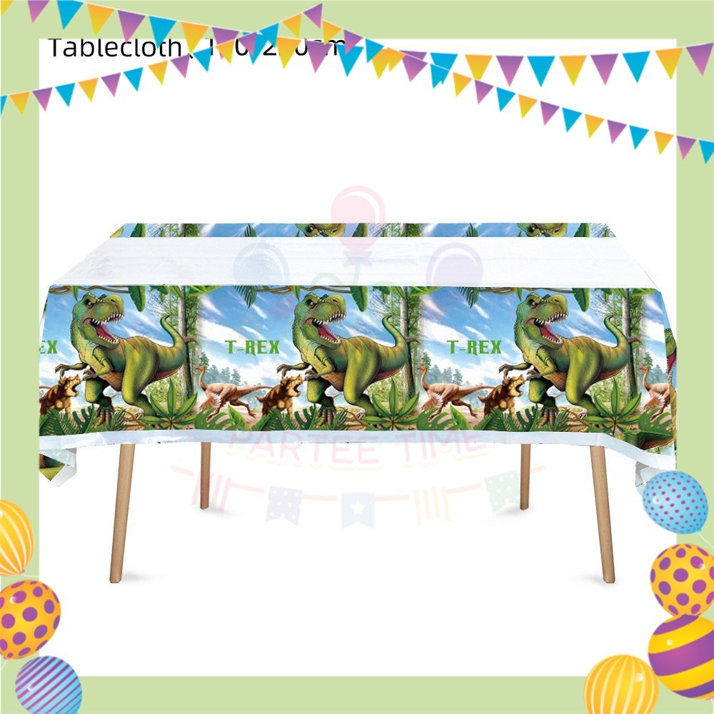ParteeTime Kids Dinosaur Theme Decorations Birthday Party Supplies Banners Backdrop Set Budak Hari JadiĀ Hiasan