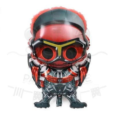 ParteeTime Kids Roblox Ninja Turtle Superhero Spiderman Captain Themed Foil Balloon Birthday Party Decoration