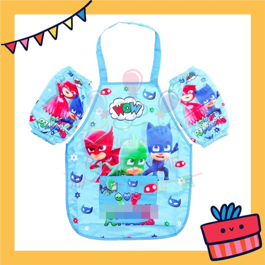 ParteeTime Kids Boy Girl Sanrio Kuromi Melody Cinnamoroll Waterproof Cooking Baking Painting Apron Children’s Apron