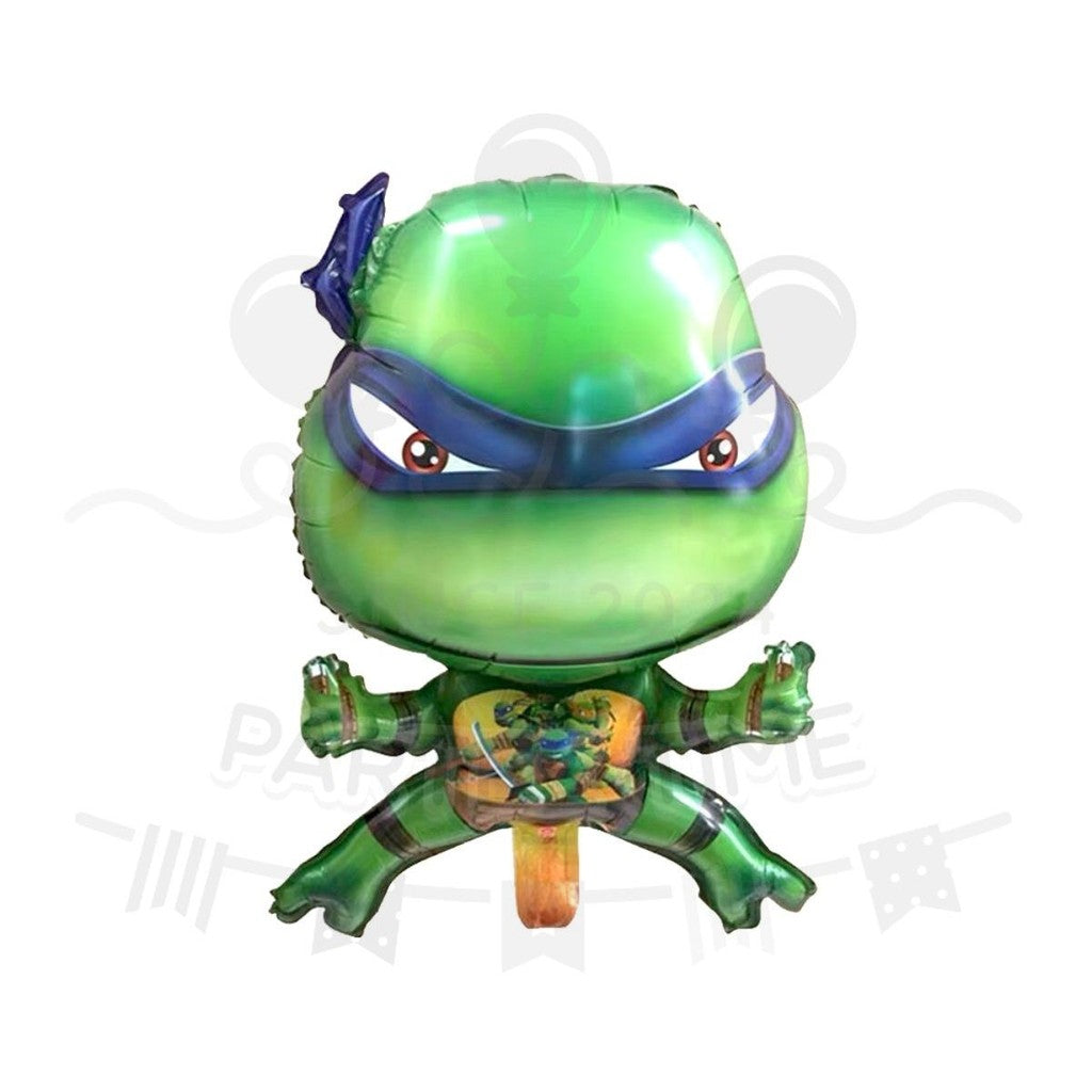 ParteeTime Kids Roblox Ninja Turtle Superhero Spiderman Captain Themed Foil Balloon Birthday Party Decoration