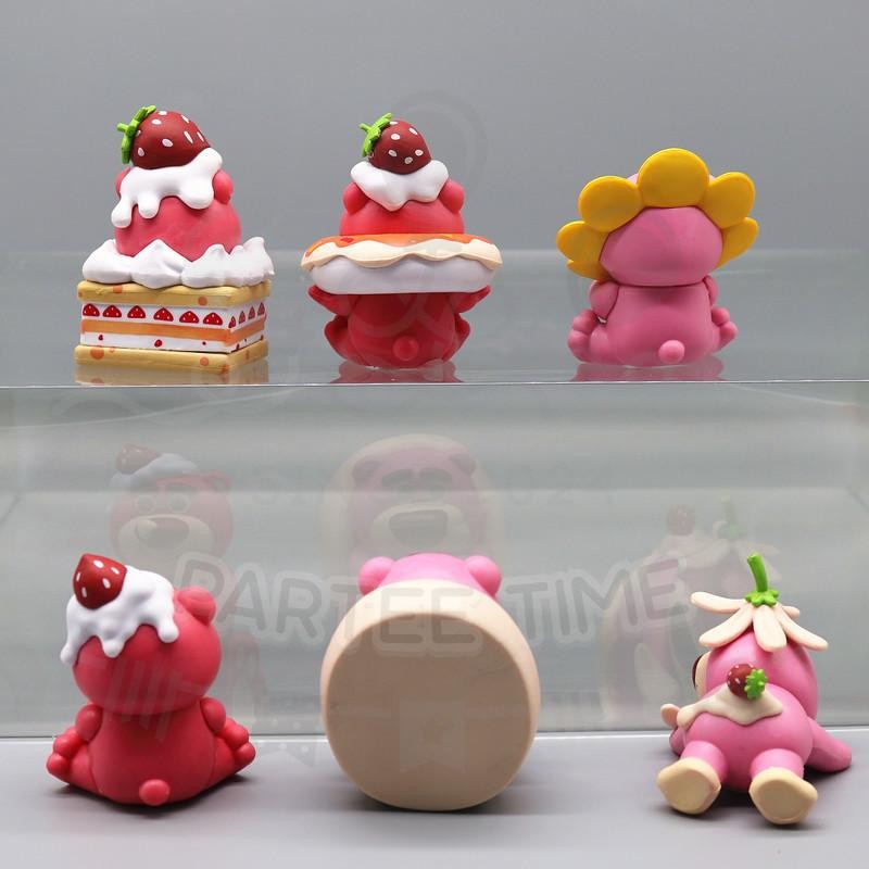 ParteeTime Kids Lotso Mini Cake Topper Cute Characters Figures Set Cake Decoration Birthday Party Collection Playset