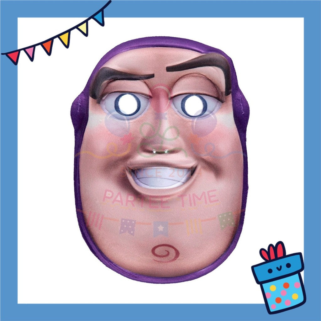 Partee Time Kids Buzz Lightyear Costume Theme with Adjustable Face Mask Halloween Cosplay Children Space Adventure