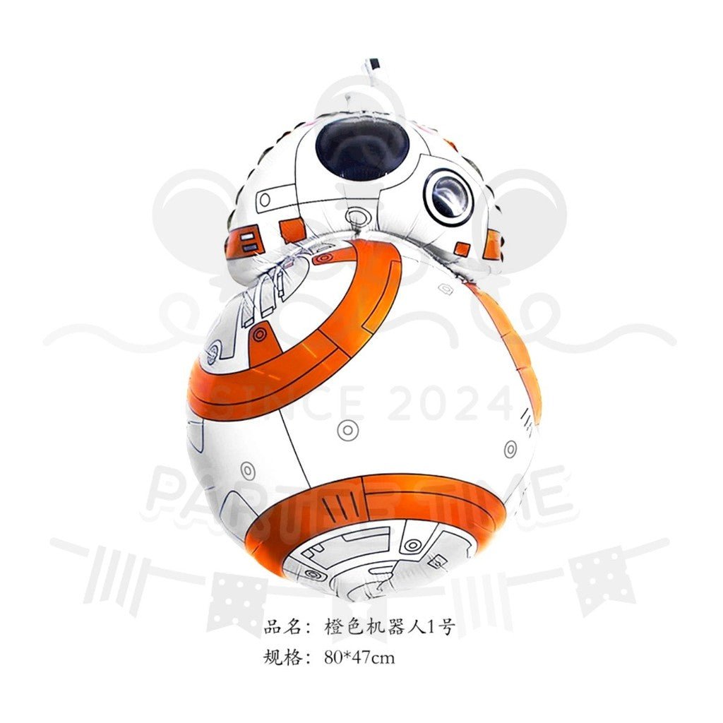 ParteeTime Kids Rocket NASA Astronaut Spaceship Star Wars Robot UFO Themed Foil Balloon Birthday Party Decoration