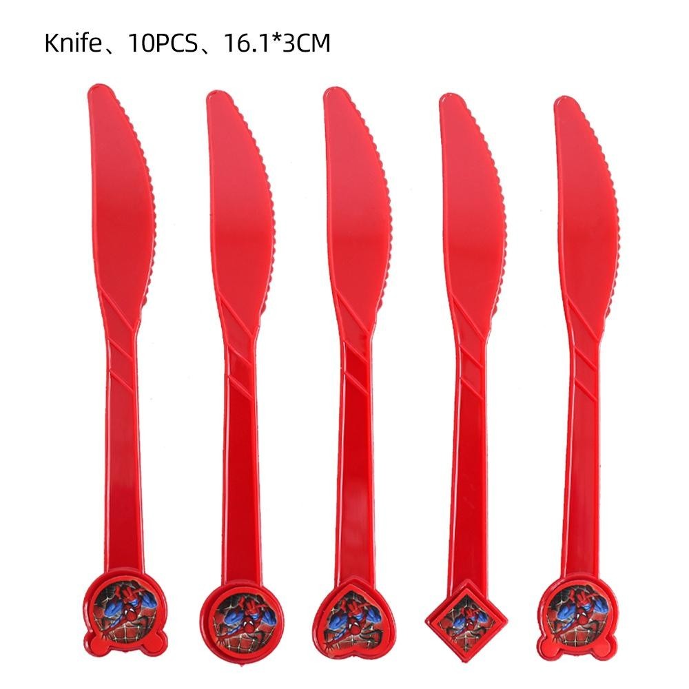 ParteeTime Kids Spiderman Theme Decorations Birthday Party Balloon Banners Hang Swirls Backdrop Tablecloth Cake Topper