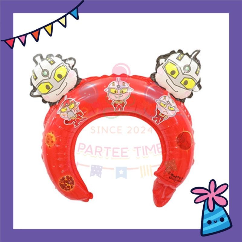 ParteeTime Kids Sanrio Kuromi My Melody Cinnamoroll Cute Headband Themed Foil Balloon Birthday Party Decoration