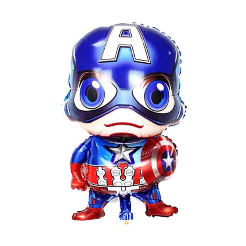 ParteeTime Kids Roblox Ninja Turtle Superhero Spiderman Captain Themed Foil Balloon Birthday Party Decoration