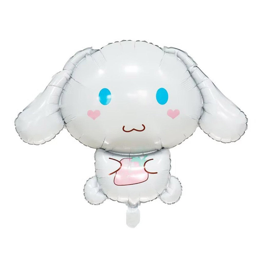ParteeTime Kids Kuromi Cinnamoroll Melody Pompourin Pochacho Hangyodon Themed Foil Balloon Birthday Party Decoration