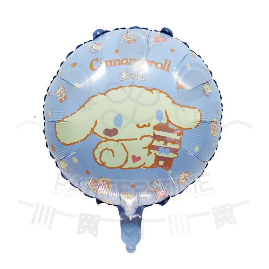 ParteeTime Kids Cute Sanrio Themed Foil Balloon Birthday Party Decoration Foil Belon Tema Comel Sanrio Hari Jadi Hiasan