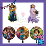 ParteeTime Kids Cute Encanto Themed Foil Balloon Birthday Party Decoration Foil Belon Encanto Parti Hari Jadi Hiasan