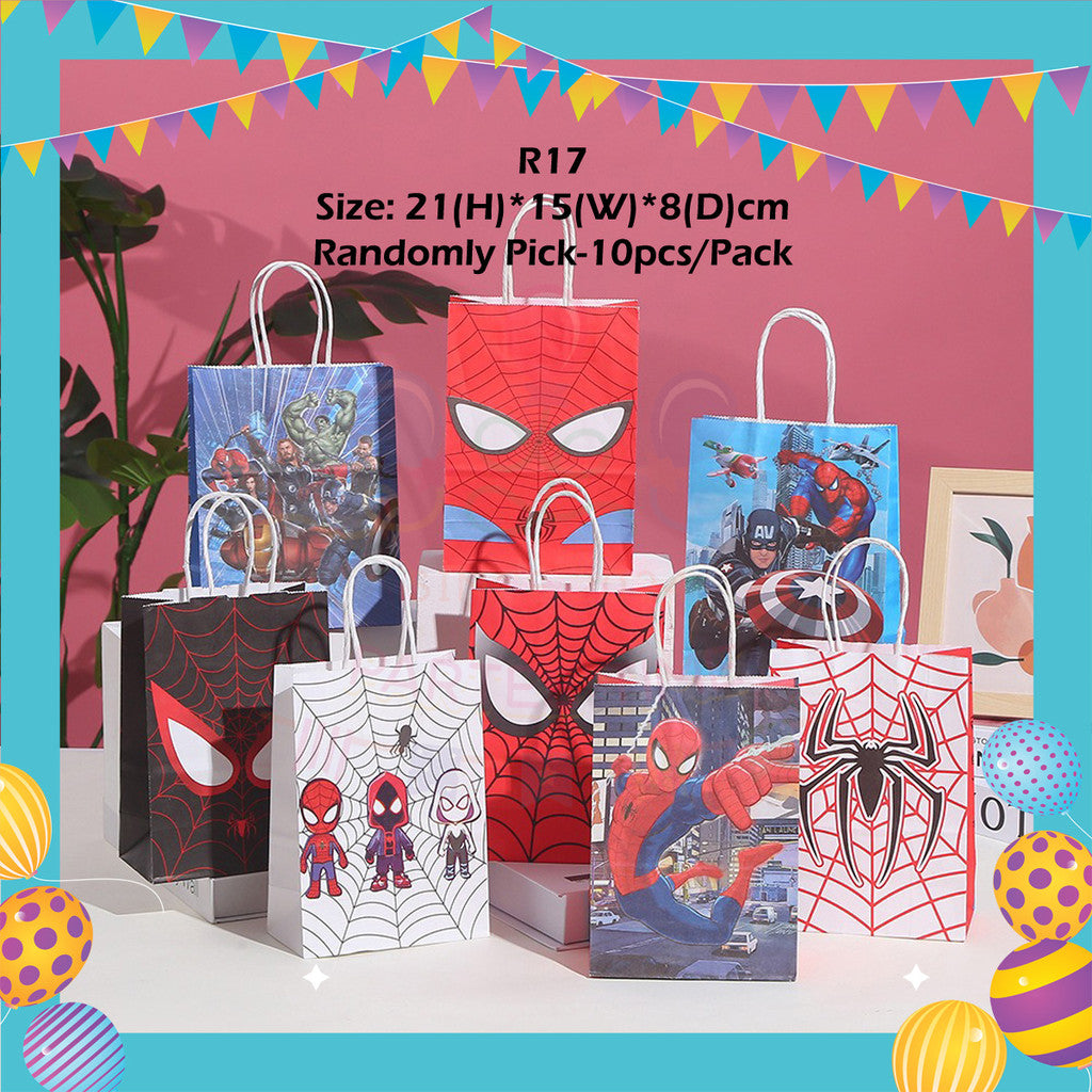 ParteeTime Kids Spidey And His Amazing Friends Birthday Theme Decorations Birthday Balloon Banner Hang Hiasan Hari Jadi