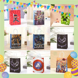 ParteeTime Birthday Kids 1pcs Mix Cartoon Party Favor Gift Bags with Handle Paper Bag Doorgift Packaging Goodies Bag