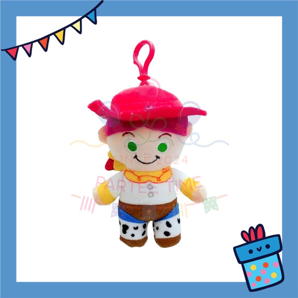 ParteeTime Kids Fluffy Toy Story Cute Soft Dolls Keychain Cute Plush Toy Stuffed Doll Toy Pendant Doorgift Goodies