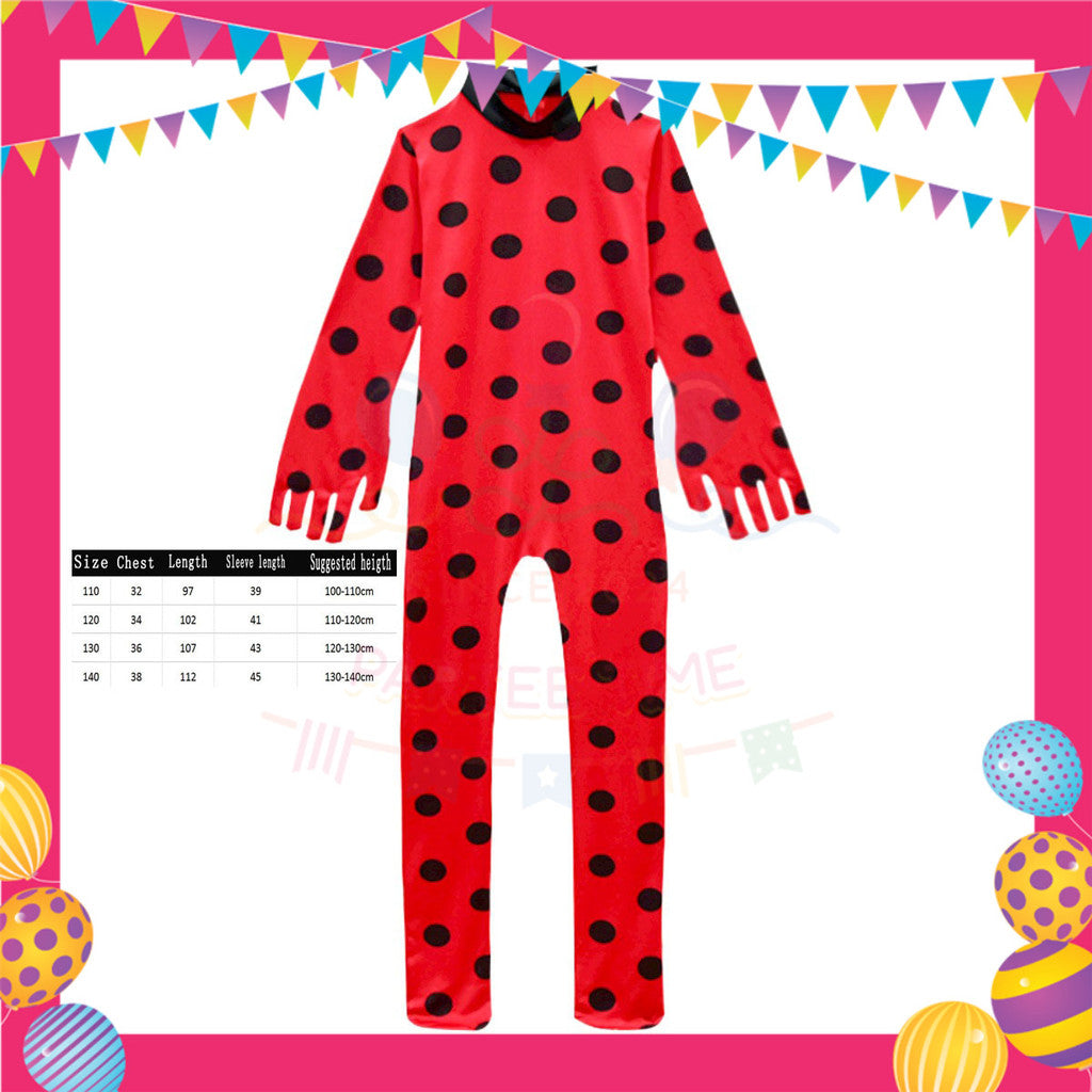 ParteeTime Kids Birthday Party Celebration Balloon Caketopper Banner Set Red Girl Costume Sambutan Parti Hari Jadi