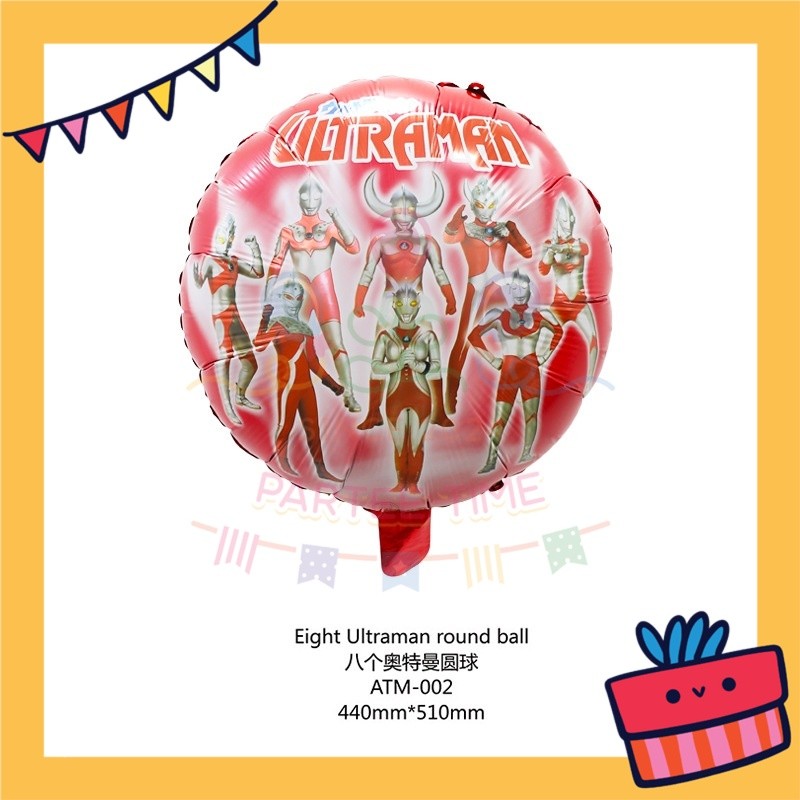 ParteeTime Kids Spd Blaze Baby Shark Themed Foil Balloon Birthday Party Decoration Tema Foil Belon Hari Jadi Hiasan