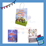 ParteeTime Birthday Kids 1pcs Roblox Party Favor Gift Bags with Handle Paper Bag Doorgift Packaging Goodies Bag Gift