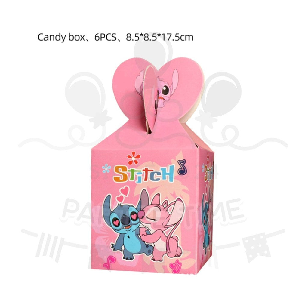 ParteeTime Kids Stitch Theme Decorations Kids Birthday Party Balloon Banners Hang Swirls Backdrop Tablecloth Cake Topper