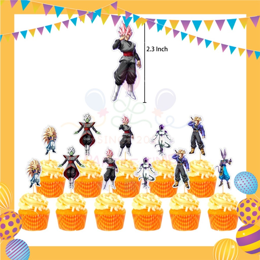 ParteeTime Kids Birthday Party Celebration Decoration Set Dragon Ball Goku 4 in 1 Majlis Sambutan Hari Jadi Kanak-Kanak