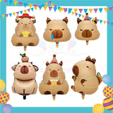 ParteeTime Kids Capybara Birthday Party Decoration Themed Foil Balloon 1pcs Birthday Party Majlis Sambutan Hari Jadi