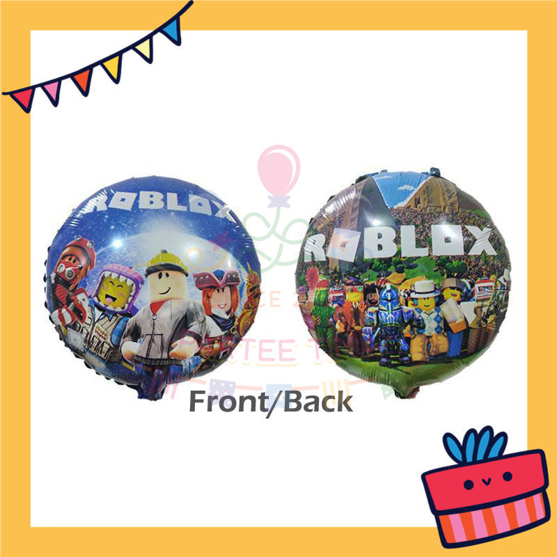 ParteeTime Kids Spd Blaze Baby Shark Themed Foil Balloon Birthday Party Decoration Tema Foil Belon Hari Jadi Hiasan