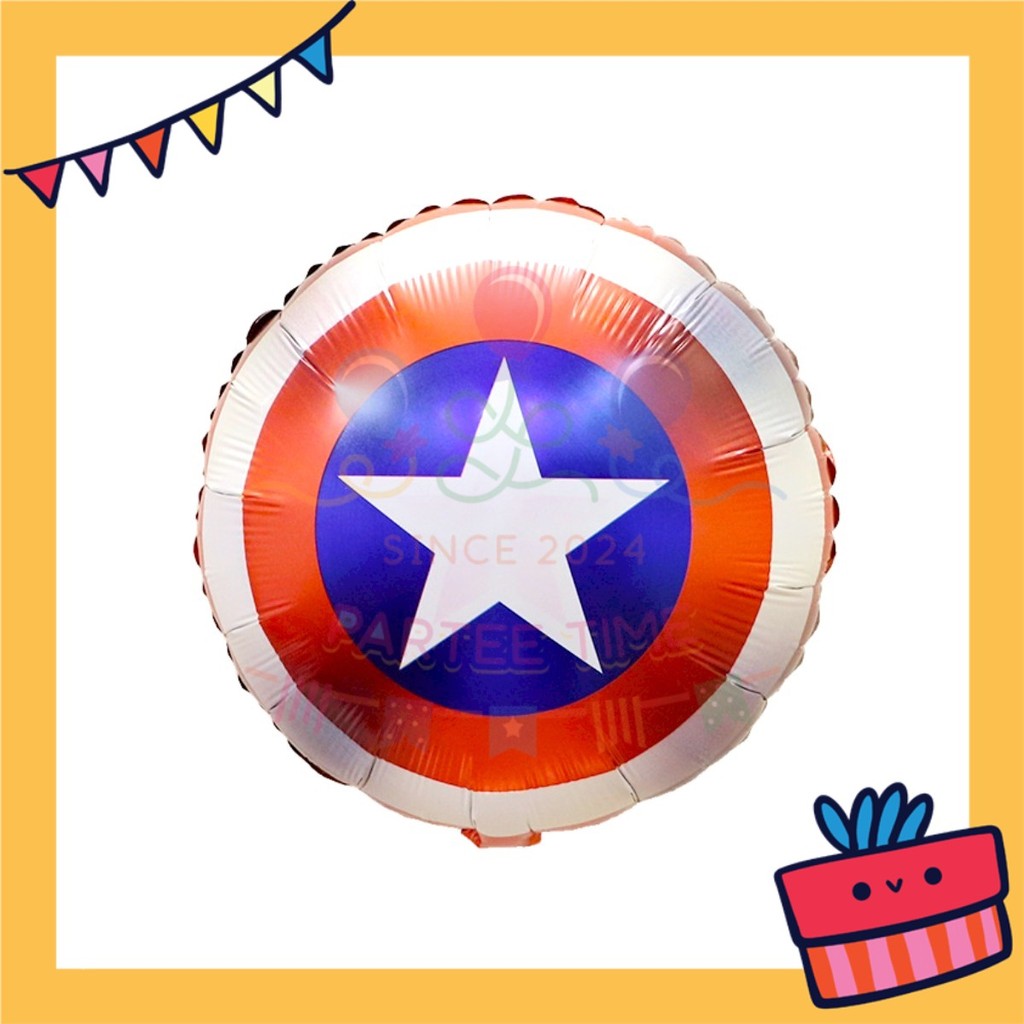 ParteeTime Kids Spd Blaze Baby Shark Themed Foil Balloon Birthday Party Decoration Tema Foil Belon Hari Jadi Hiasan