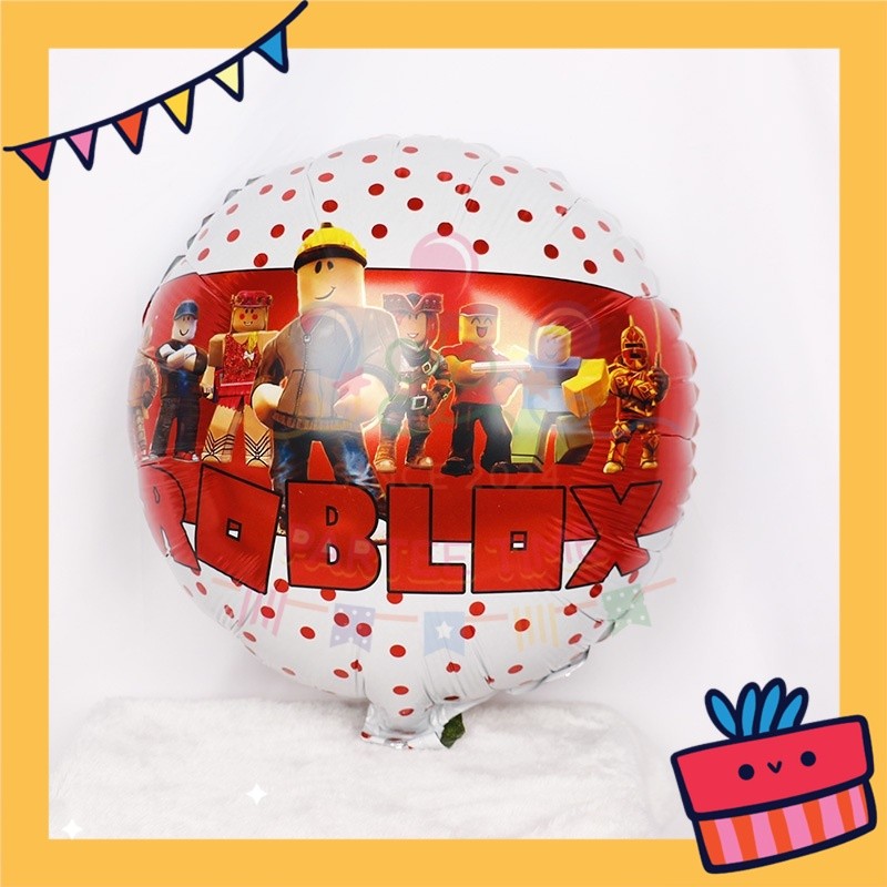 ParteeTime Kids Spd Blaze Baby Shark Themed Foil Balloon Birthday Party Decoration Tema Foil Belon Hari Jadi Hiasan
