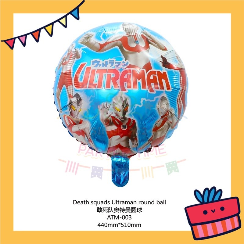 ParteeTime Kids Spd Blaze Baby Shark Themed Foil Balloon Birthday Party Decoration Tema Foil Belon Hari Jadi Hiasan