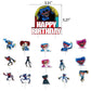 Jom Party Poppy PlaytimeHappy Birthday Banner Latex Balloon Party Themes Hari Jadi Set Hari Jadi