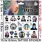 ParteeTime Tema Black Wednesday Birthday Decoration Tableware Supplies Cup Tablecloth Balloon Cake Backdrop