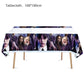 ParteeTime Tema Black Wednesday Birthday Decoration Tableware Supplies Cup Tablecloth Balloon Cake Backdrop