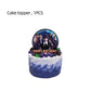 ParteeTime Tema Black Wednesday Birthday Decoration Tableware Supplies Cup Tablecloth Balloon Cake Backdrop