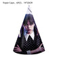 ParteeTime Tema Black Wednesday Birthday Decoration Tableware Supplies Cup Tablecloth Balloon Cake Backdrop