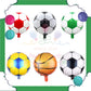 ParteeTime Kids 18inch Football Balloon Basketball 1pcs Foil Balloon Birthday Party Celebration Belon Hiasan Hari Jadi