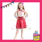ParteeTime Kids Girls Princess Moana Cosplay Costume Summer Kids Dresses Set Beach Vacation Cosplay Activities