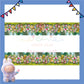 ParteeTime Kids Labubu Theme Decorations Kids Birthday Party Balloon Banners Hang Swirls Backdrop Tablecloth Cake Topper