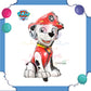 ParteeTime Kid Paw Patrol 1pcs Chase Marshall Skye Themed Foil Balloon Birthday Party Decoration Belon Hiasan Hari Jadi