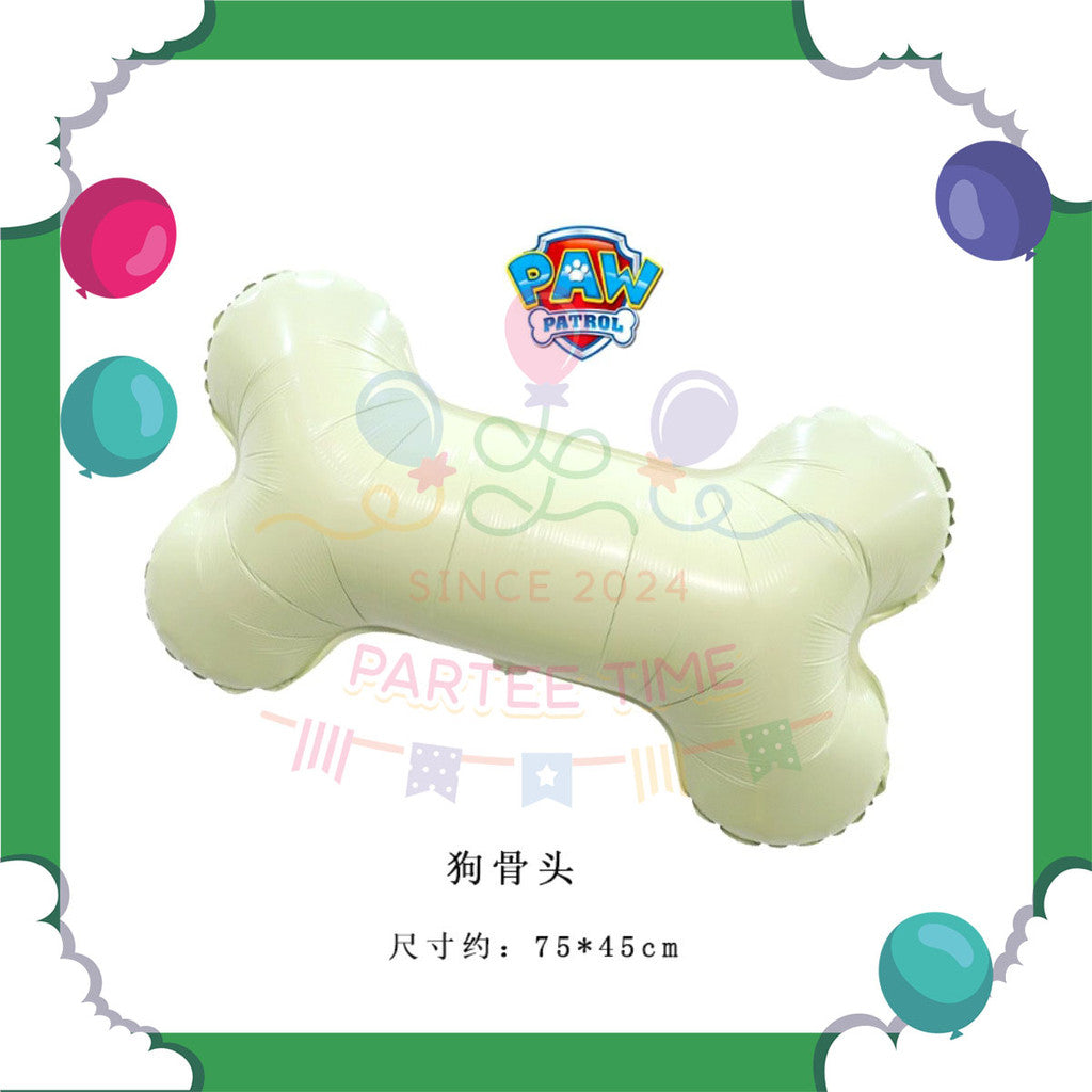 ParteeTime Kid Paw Patrol 1pcs Chase Marshall Skye Themed Foil Balloon Birthday Party Decoration Belon Hiasan Hari Jadi
