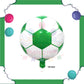 ParteeTime Kids 18inch Football Balloon Basketball 1pcs Foil Balloon Birthday Party Celebration Belon Hiasan Hari Jadi