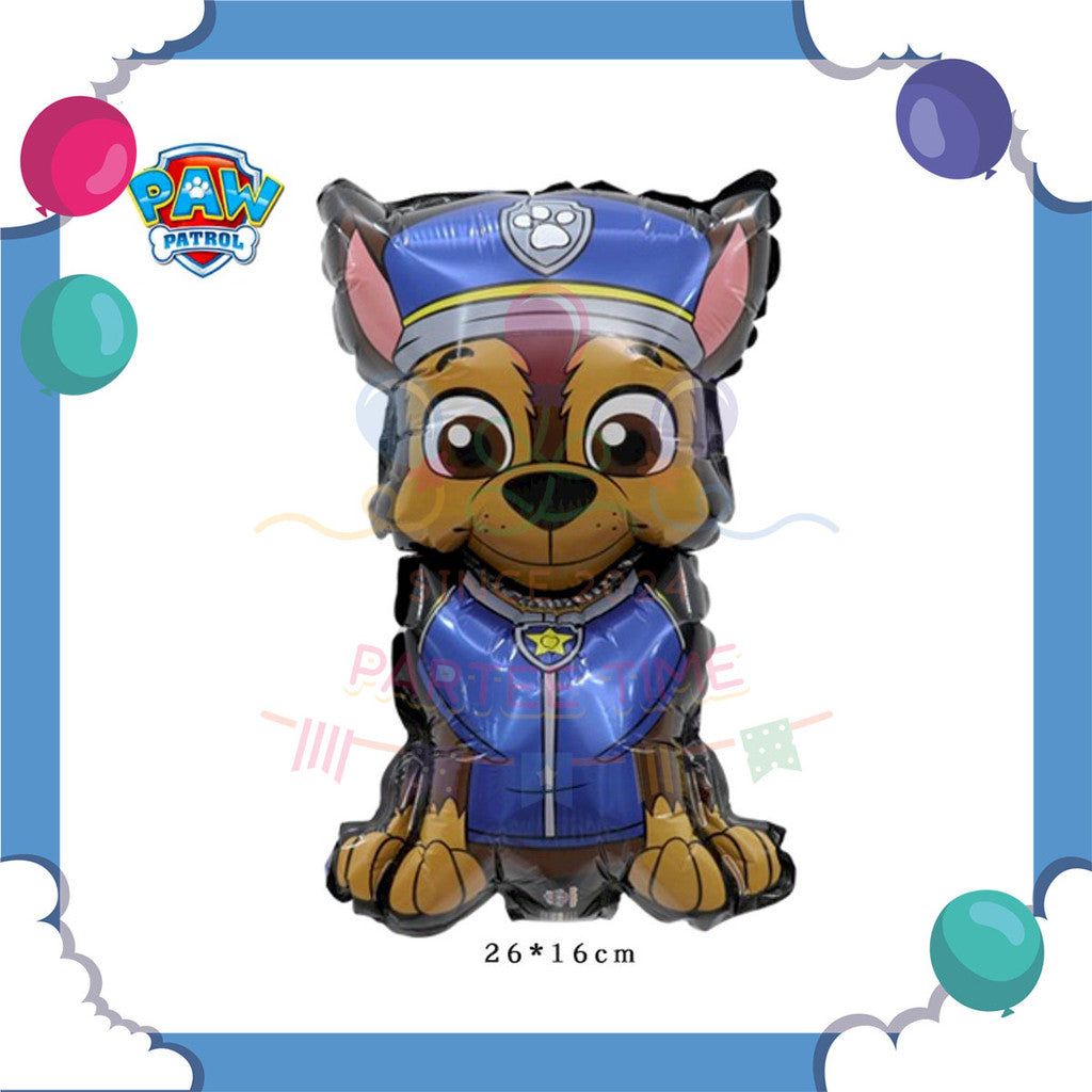 ParteeTime Kid Paw Patrol 1pcs Chase Marshall Skye Themed Foil Balloon Birthday Party Decoration Belon Hiasan Hari Jadi